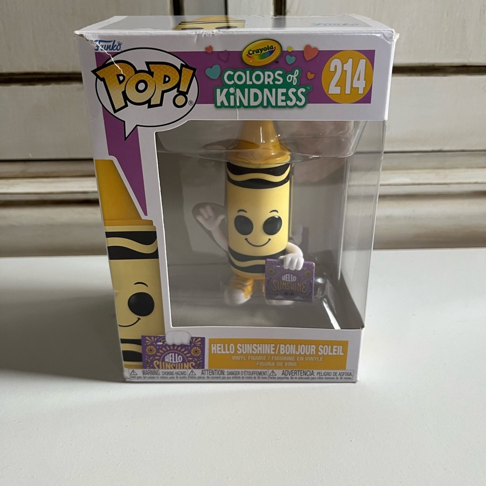 FUNKO POP! AD ICONS: Crayola Colors of Kindness - Hello Sunshine Yellow Crayon